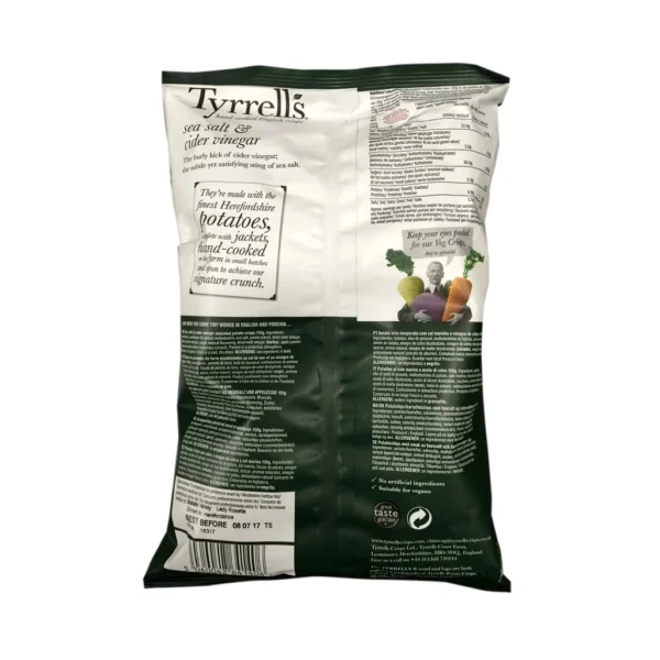 Tyrrells Cider Vinegar & Sea Salt Potato Chips 150g