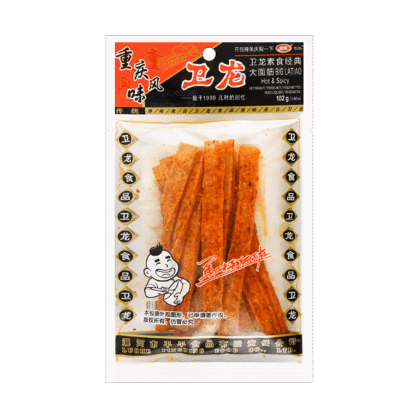 Big Latiao Spicy Wheat Flour Strip Snack 102g