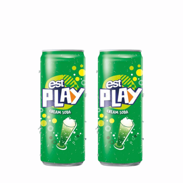EST Play Cream Soda & Fruit Flavoured Carbonated Drink 325ml