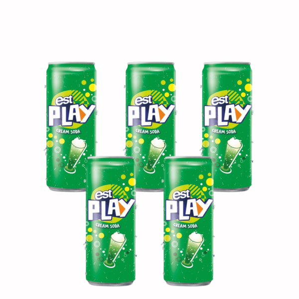 EST Play Cream Soda & Fruit Flavoured Carbonated Drink 325ml