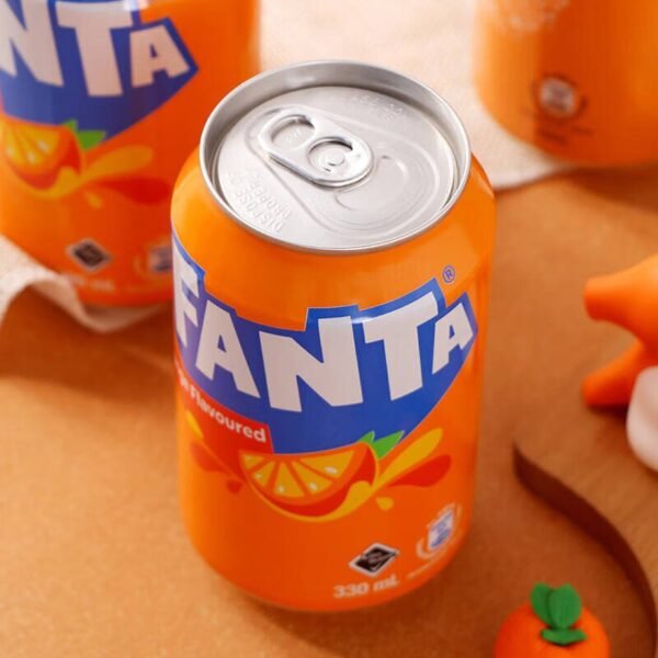 Orange Carbonated Energy Drink 330ml x 24 Cans