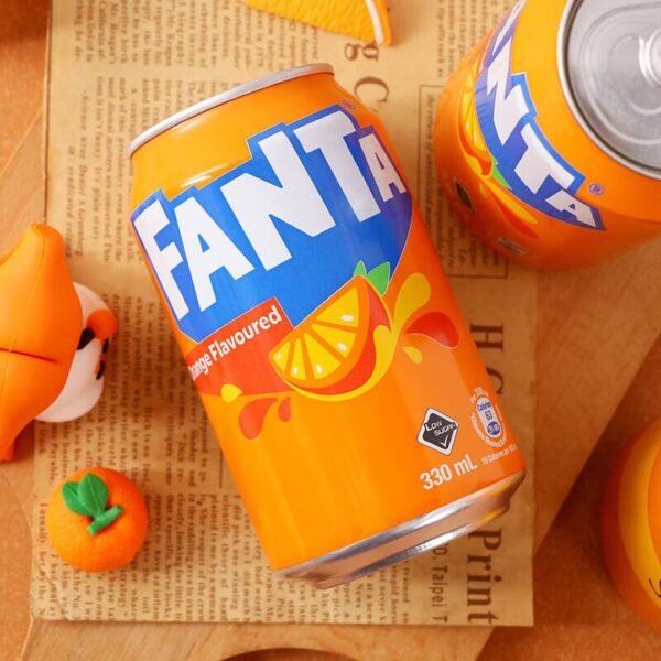 Orange Carbonated Energy Drink 330ml x 24 Cans