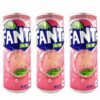 White Peach Flavour Carbonated Soft Drink 250ml
