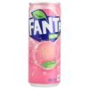 White Peach Flavour Carbonated Soft Drink 250ml