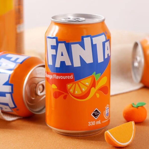 Orange Carbonated Energy Drink 330ml x 24 Cans