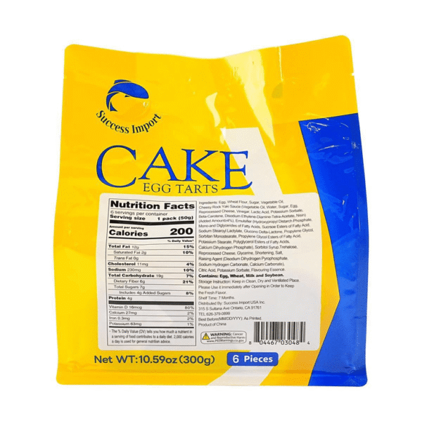 Egg Tarts Cake 300g