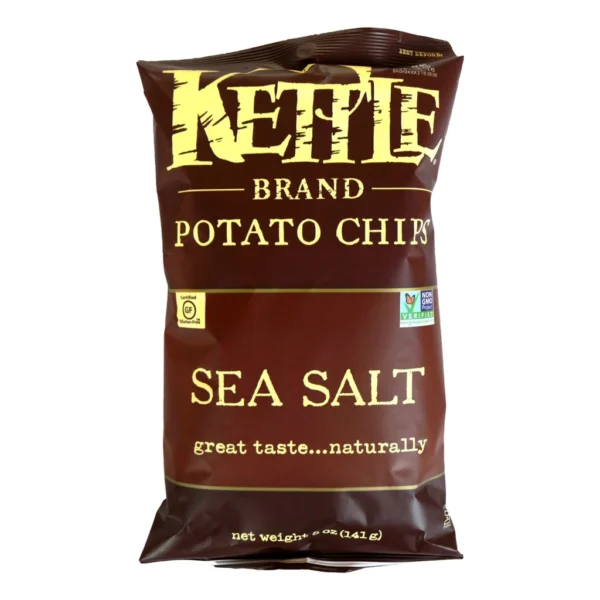 Kettle Brand Sea Salt Potato Chips 141g