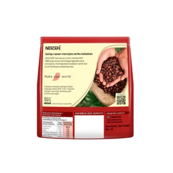 NESCAFÉ Original 3-in-1 Coffee 25 x 18g