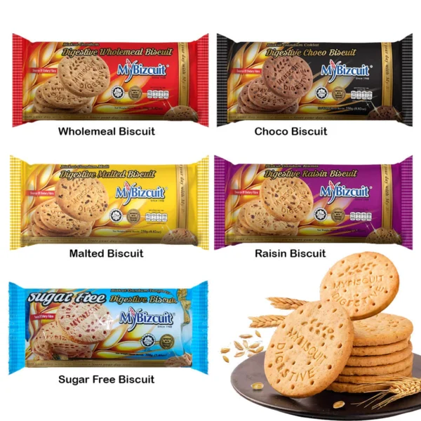 Digestive Biscuits 250g Assorted Flavours