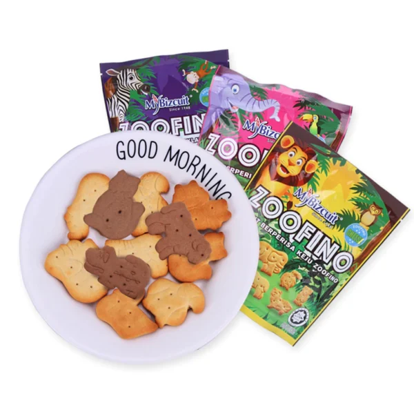 MyBizcuit Zoofino Animal Shape Cookies 80g Assorted Flavours